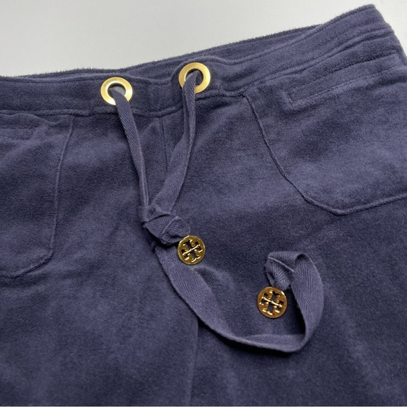 TORY BURCH French Terry Y2K Wide Leg Sweatpants Loungewear Pants Part Of A Set - Picture 2 of 4